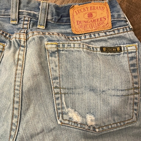 Lucky Brand Cuffed Dream Crop Straight‎ Leg Jeans Sz 6/28 - Picture 5 of 5